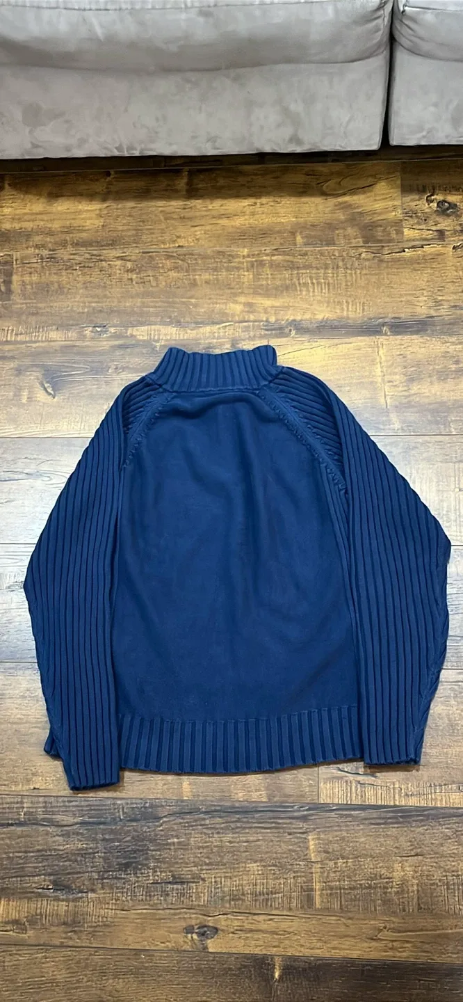 Levi's Blue Half Zip Sweater - Size M image indicator(2)
