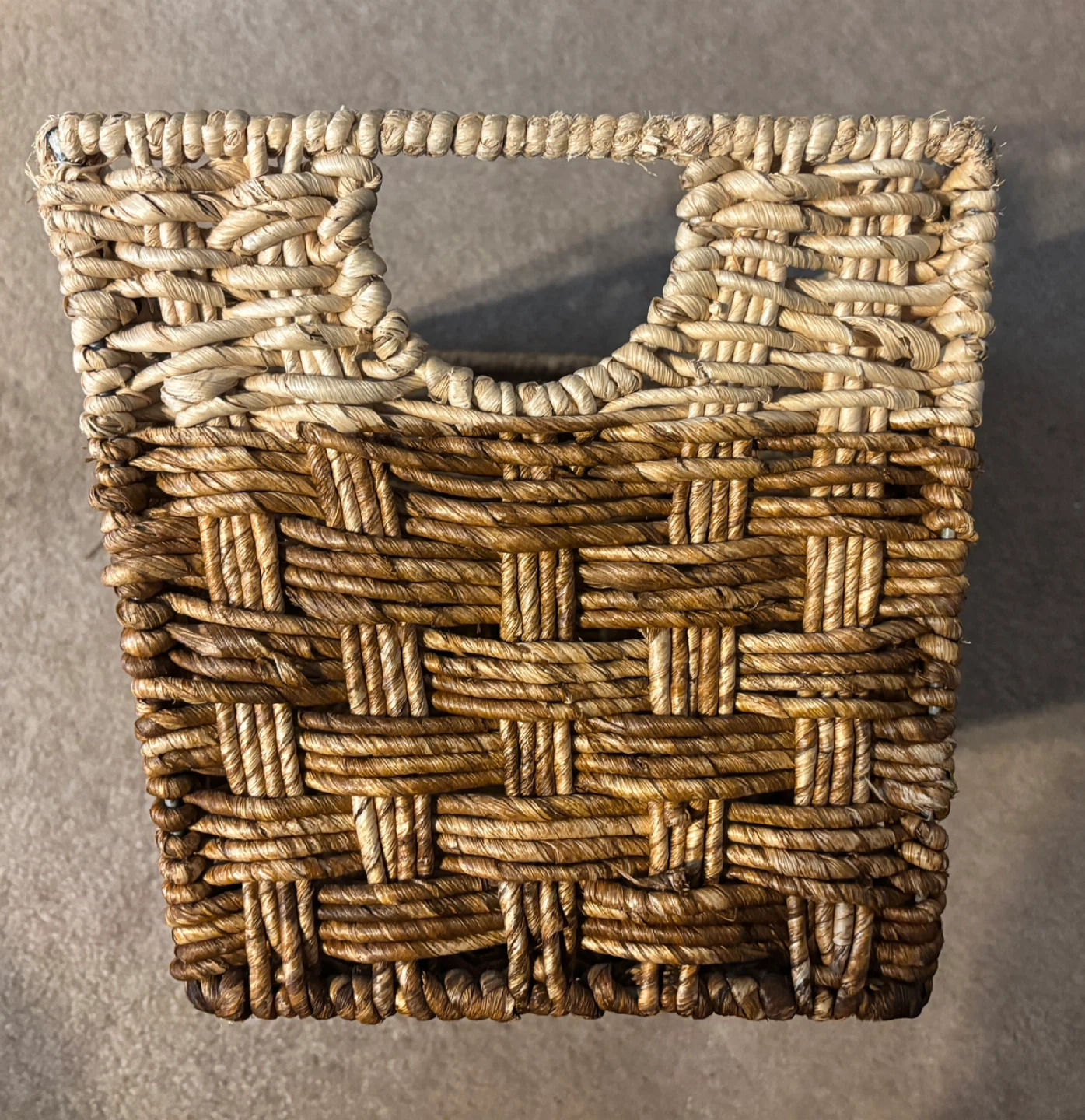 Beautiful Woven Storage Basket (L17”, B10”, H10”) - photo 3