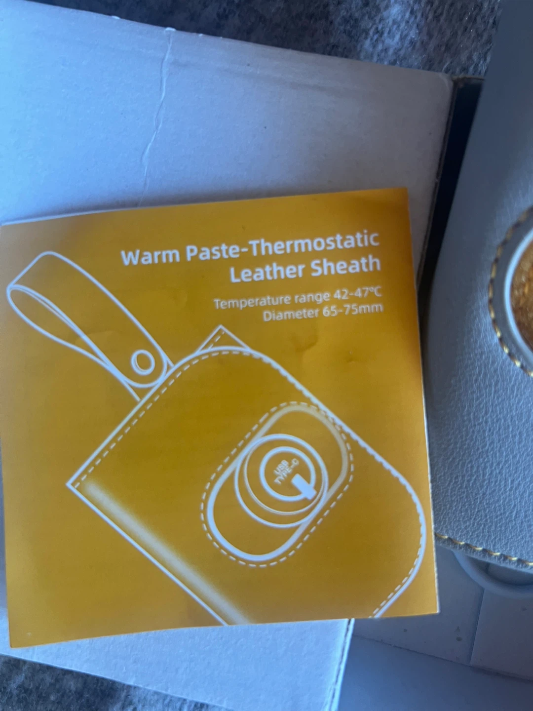 Warm Paste Thermostatic Leather Sheath