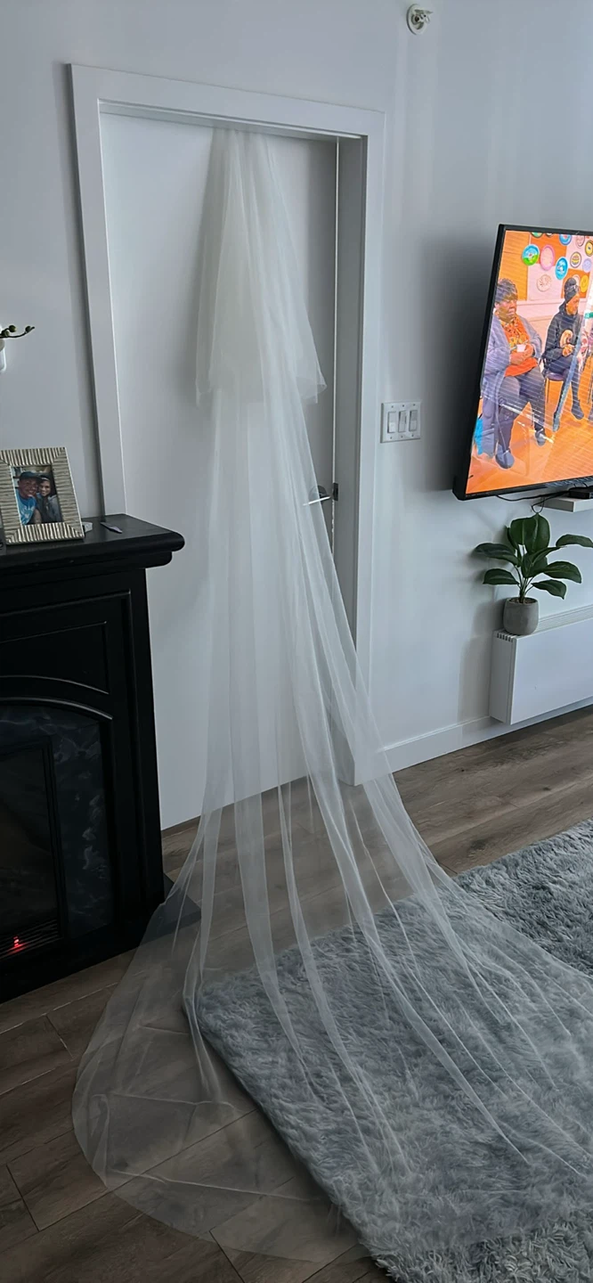 Wedding Veil with blusher - photo 5