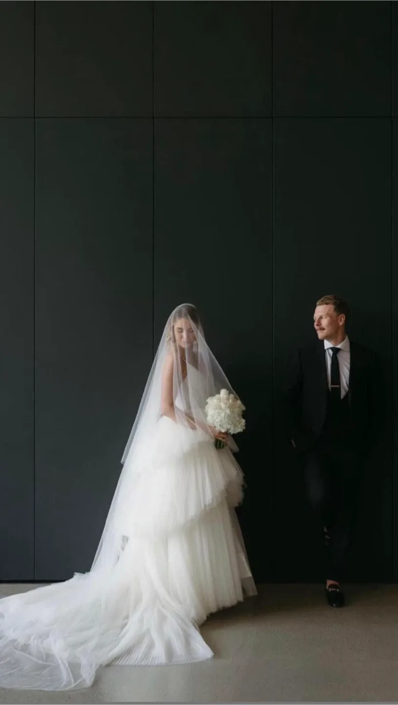 Wedding Veil with blusher thumbnail