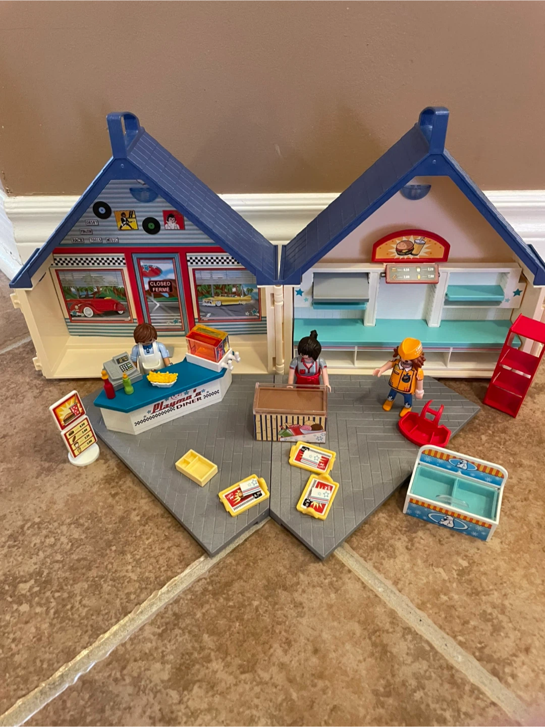 Playmobil Take Along Diner Playset