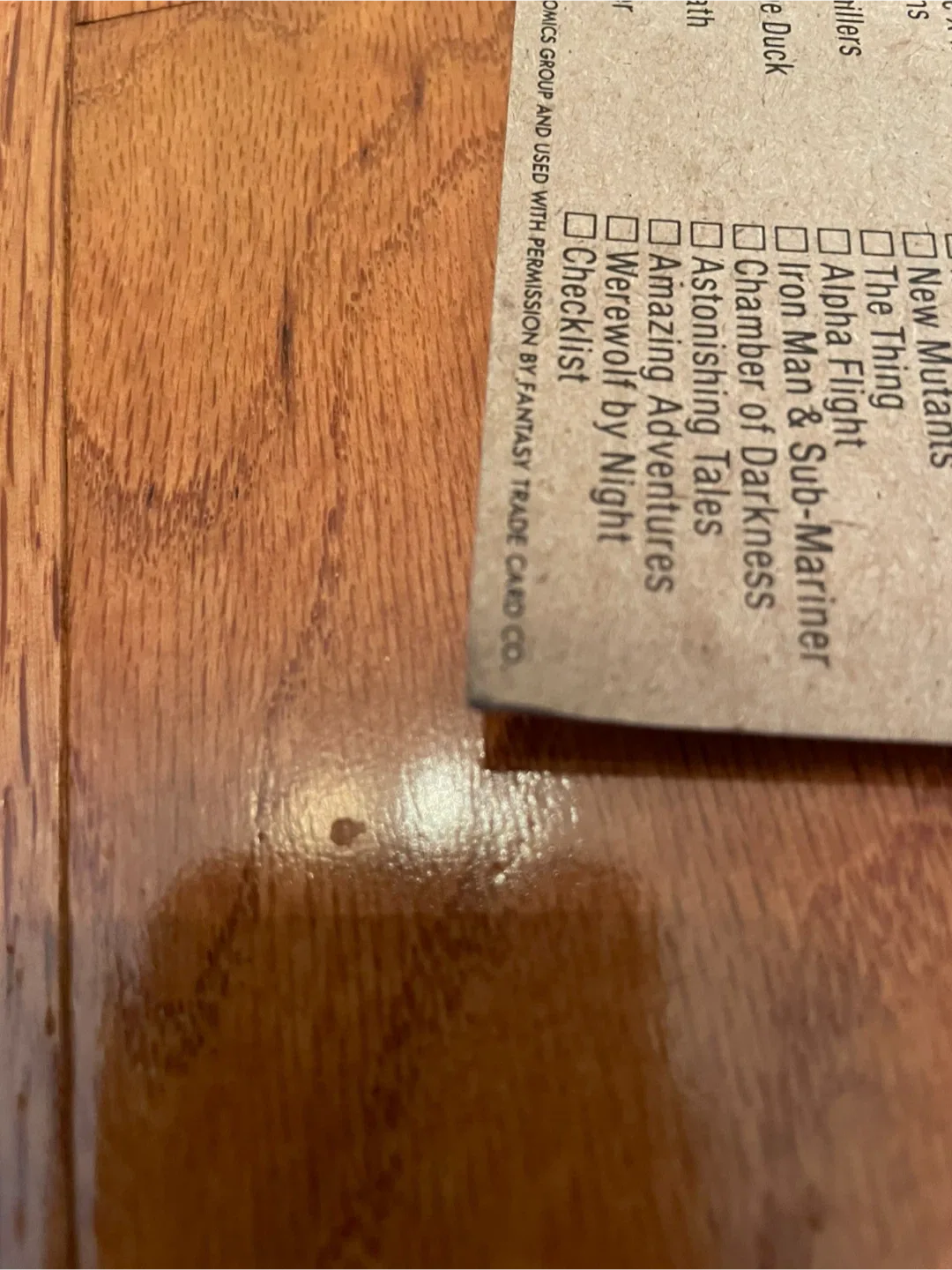 1984 Marvel First Issue Comic Covers Uncut Card Sheet image indicator(4)