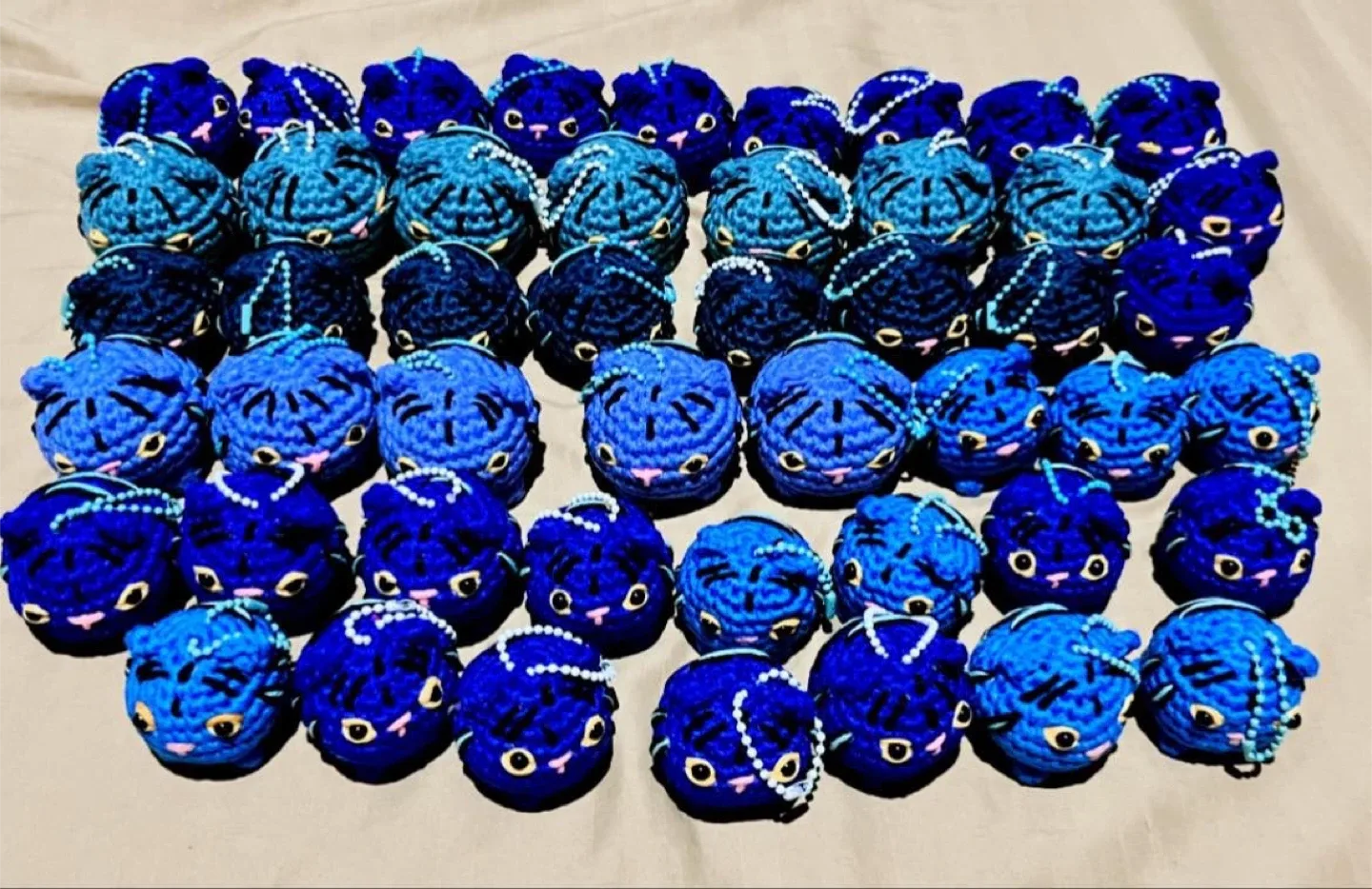 Handmade Crochet Doll Keychains/Pen Toppers image indicator(8)