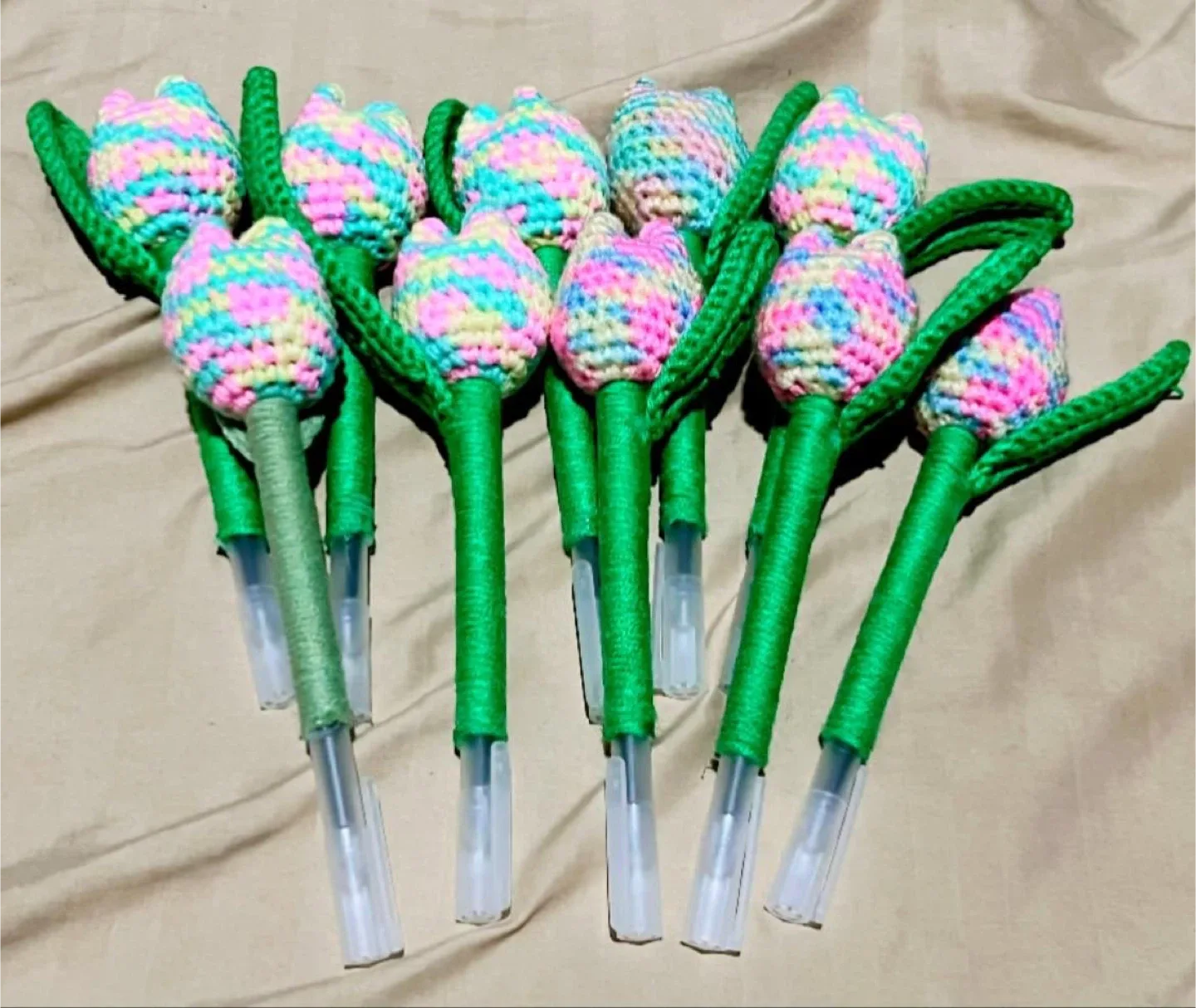 Handmade Crochet Doll Keychains/Pen Toppers image indicator(7)