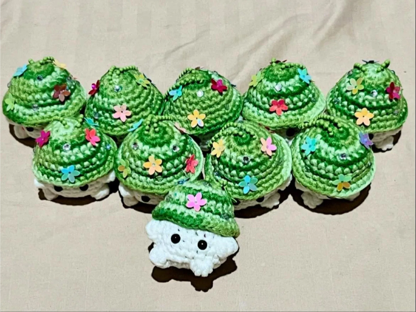 Handmade Crochet Doll Keychains/Pen Toppers image indicator(9)