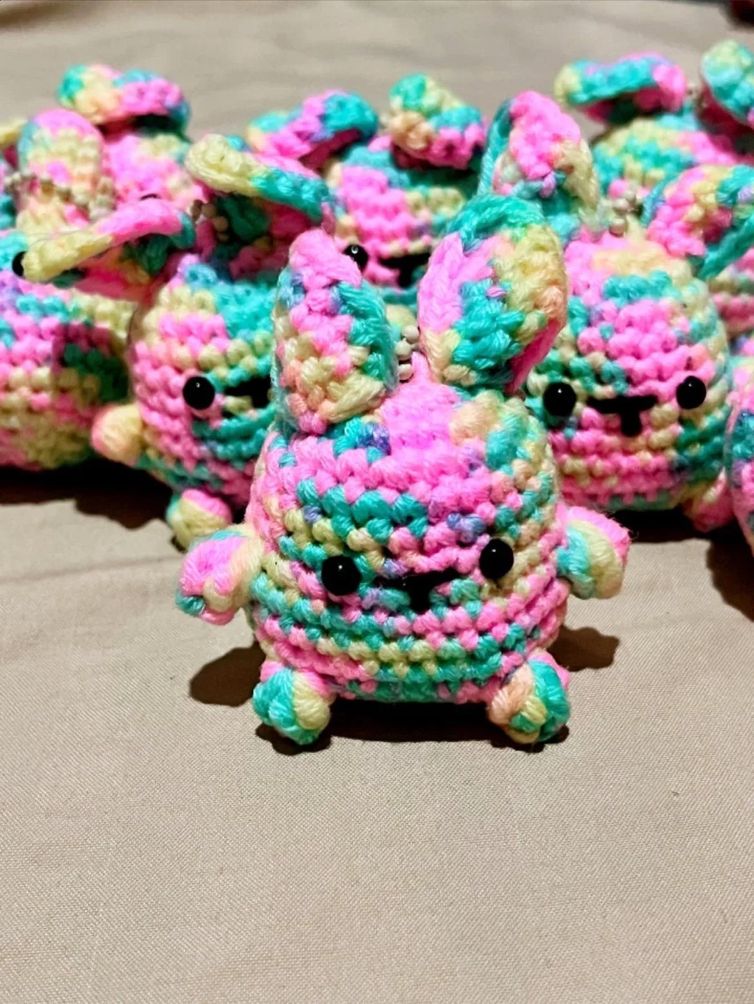 Handmade Crochet Doll Keychains/Pen Toppers image indicator(10)