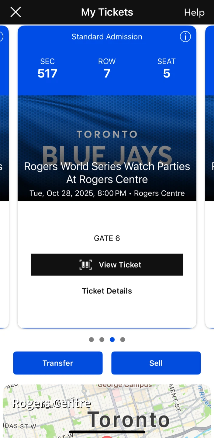 Toronto Blue Jays World Series Watch Party Tickets