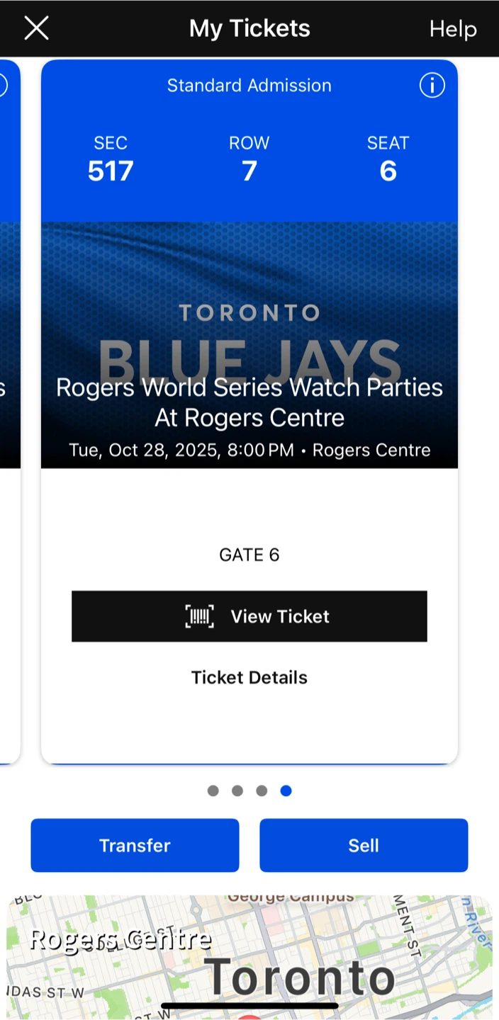 Toronto Blue Jays World Series Watch Party Tickets - photo 2