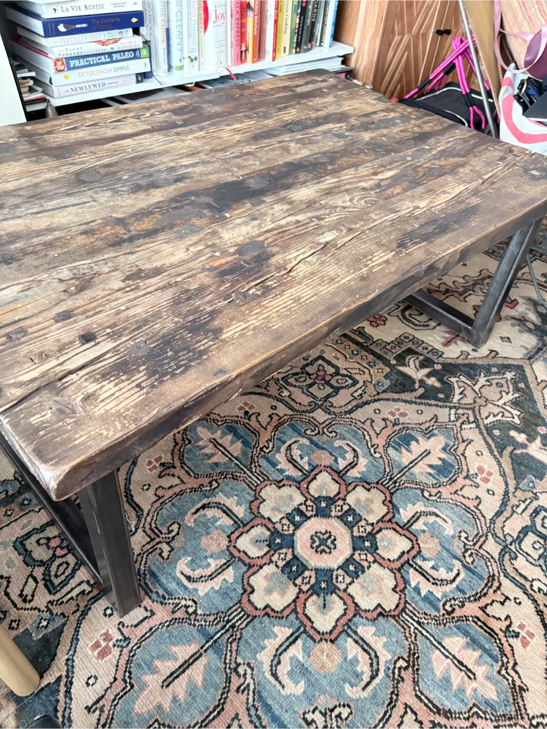 Restoration Hardware Salvaged Boatwood Coffee Table image indicator(2)