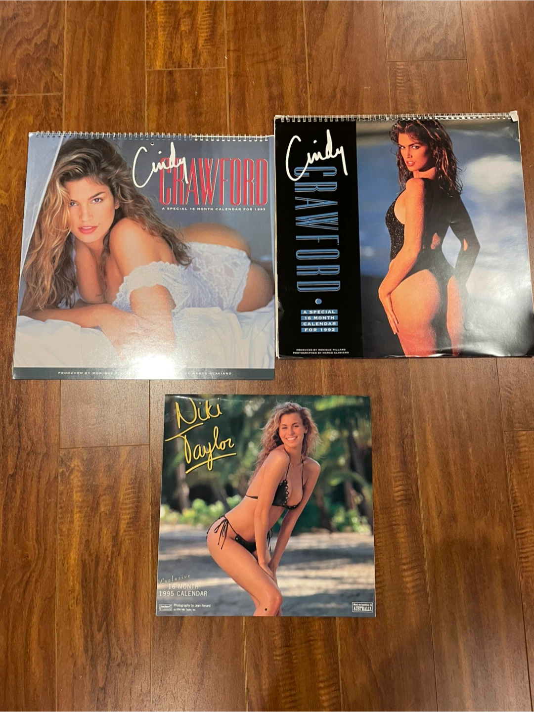 Extremely Rare-Vintage 1992 and 1993 Cindy Crawford calendars