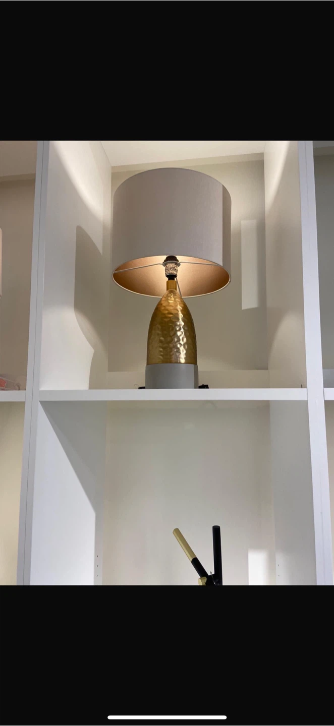 Two peas Gold Accent Table Lamp
