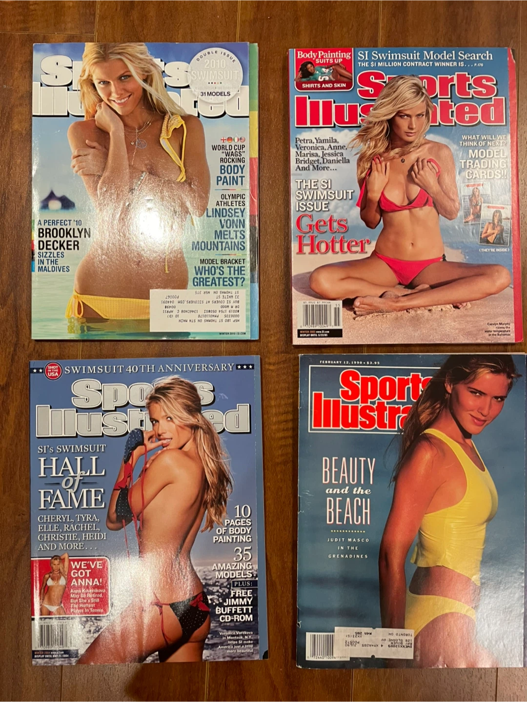 Sports Illustrated Swimsuit Magazines - Lot of 4