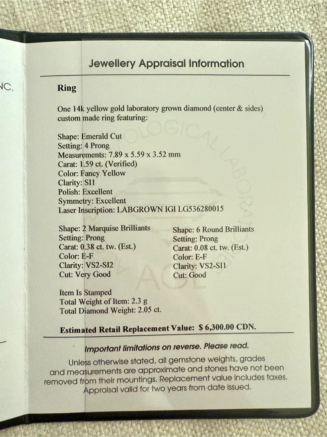 14k Gold Yellow Diamond Engagement Ring image indicator(5)