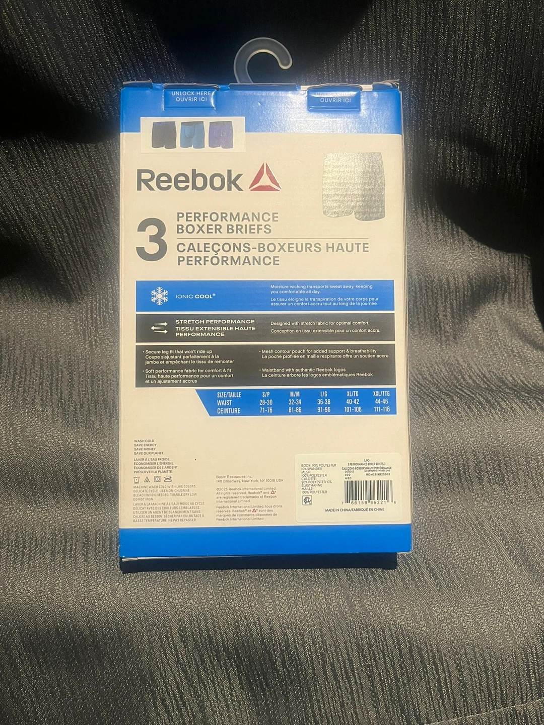 Reebok Performance Boxer Briefs - Size L/G - photo 2