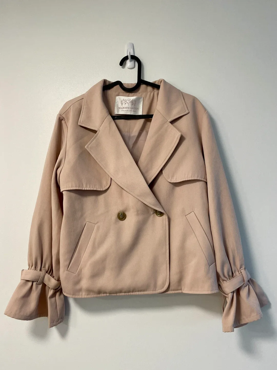 MAJESTIC LEGON - Back Ribbon Short Trench image indicator(7)