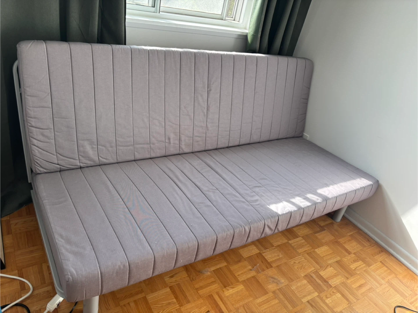 Futon (Cushion and Frame) extendable for sleeping