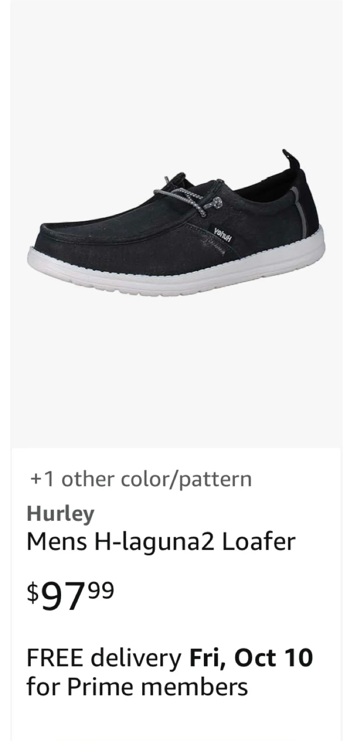 Hurley Laguna-New in box -Black Men's-size 9 - photo 5