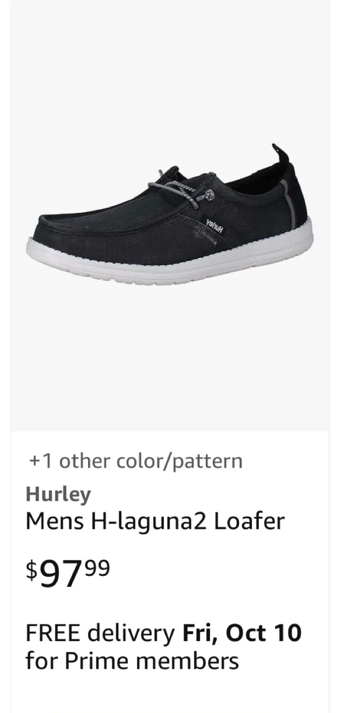 Hurley Laguna-New in box -Black Men's-size 9 image indicator(5)