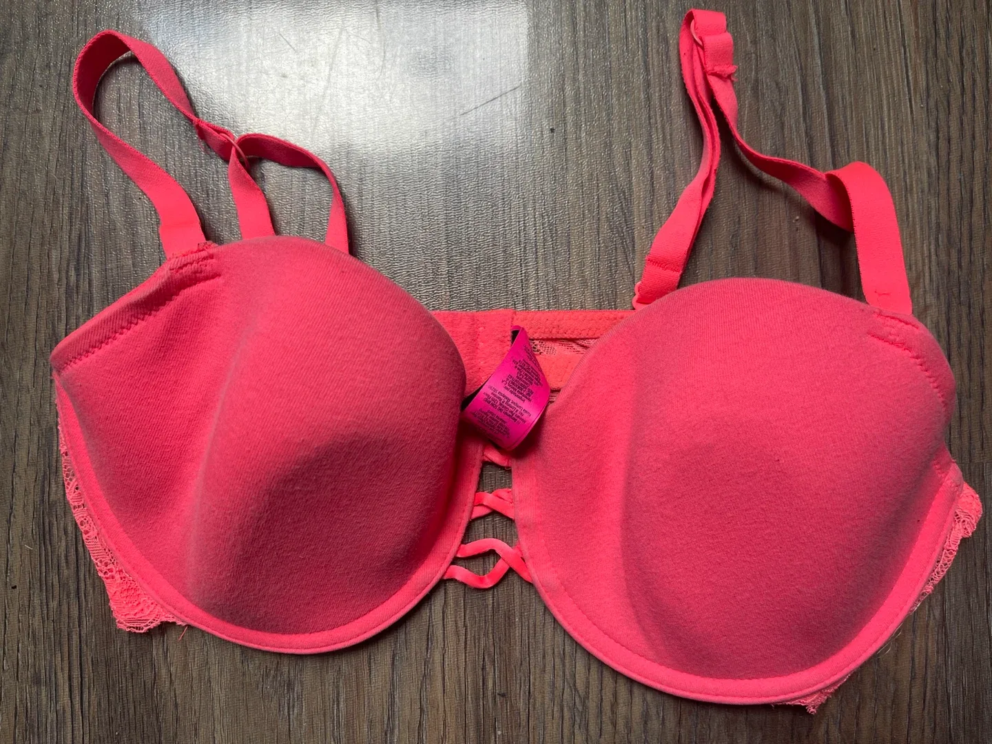 La Senza  Pink Bra - Size 38B #freecycle thumbnail