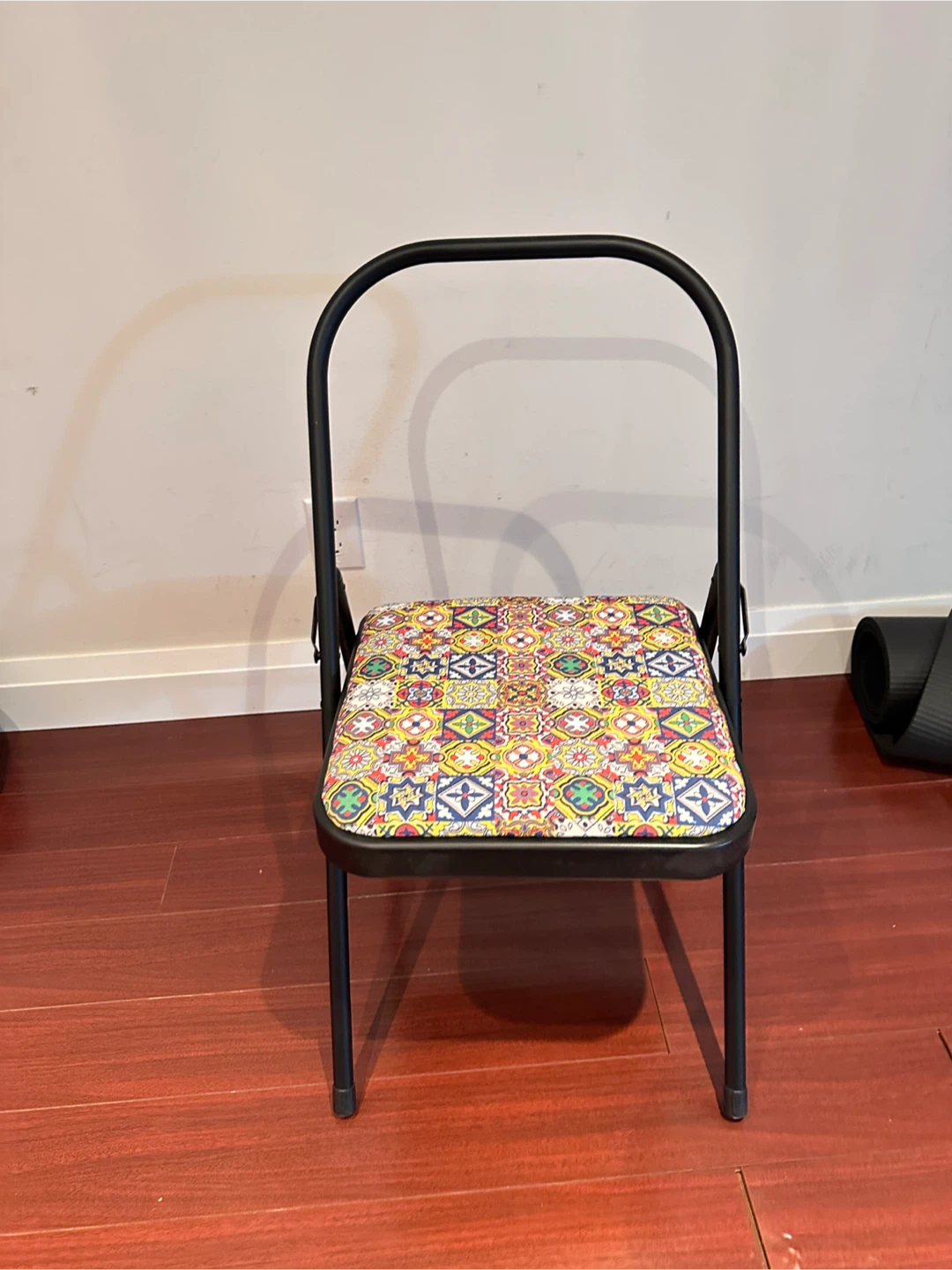 Yoga Chair with Patterned Seat
