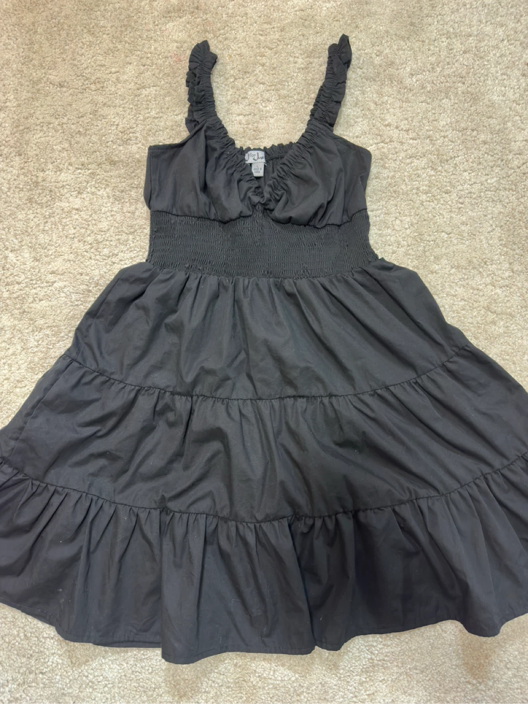 Black Tiered Dress