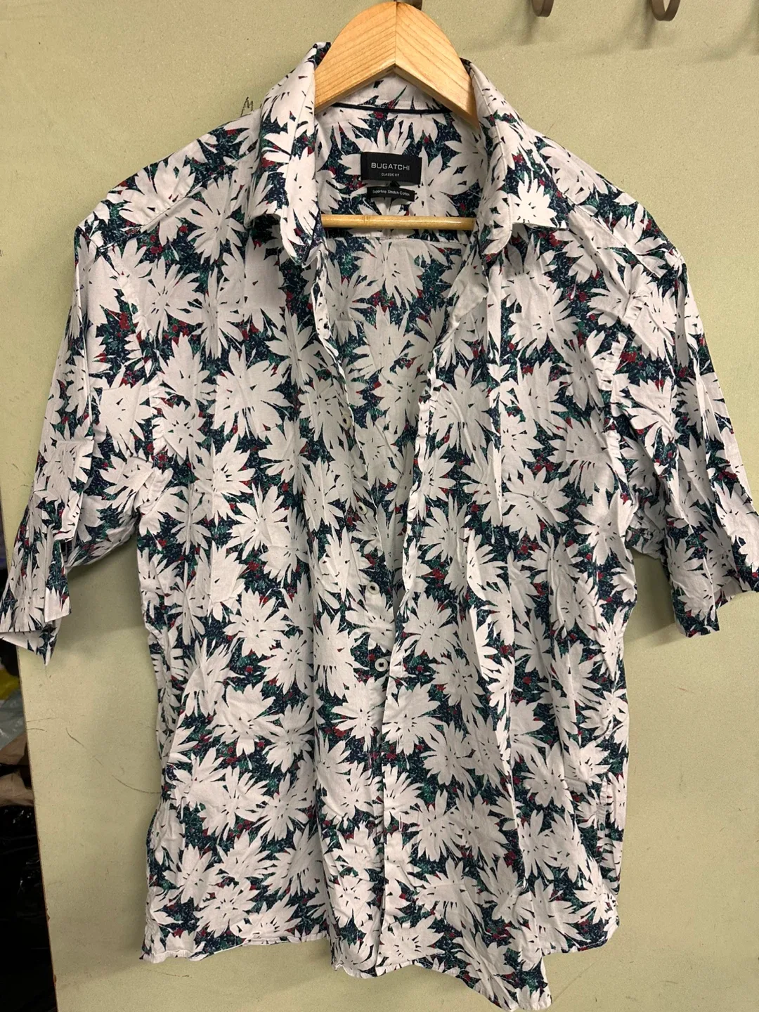 Bugatchi Classic Fit Superfine Stretch Cotton Shirt thumbnail