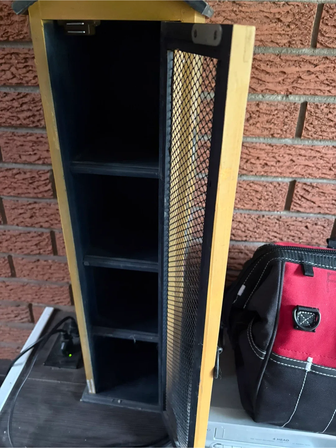 Wooden Display Cabinet with Countryside Design image indicator(2)