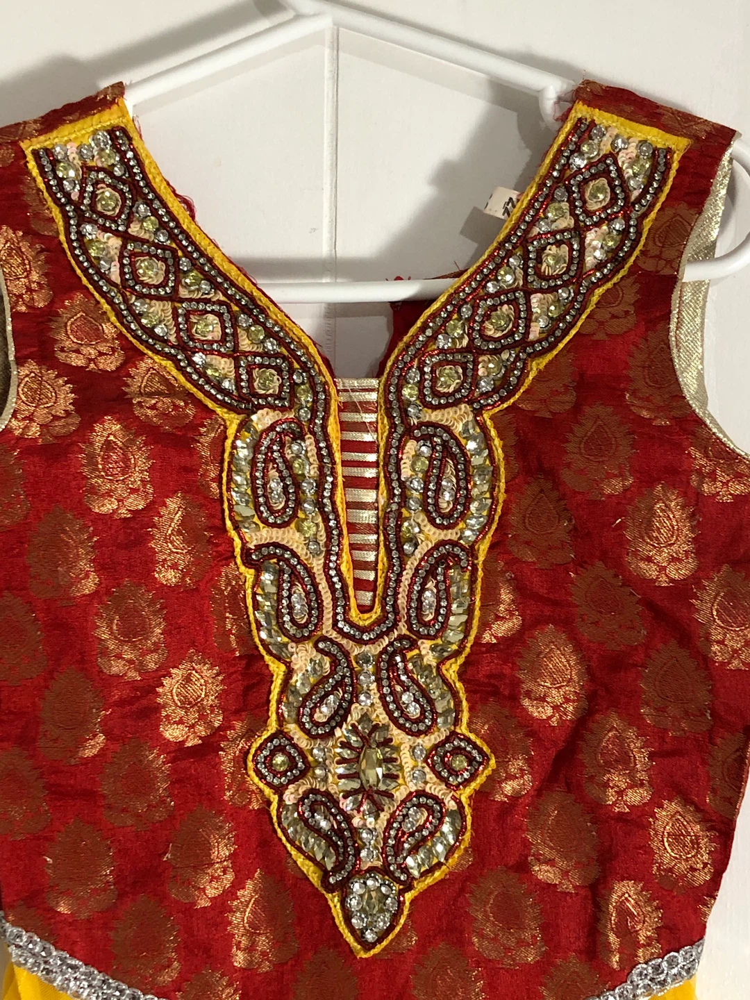 Little Girls Indian Dress/ Halloween Costume. - photo 3