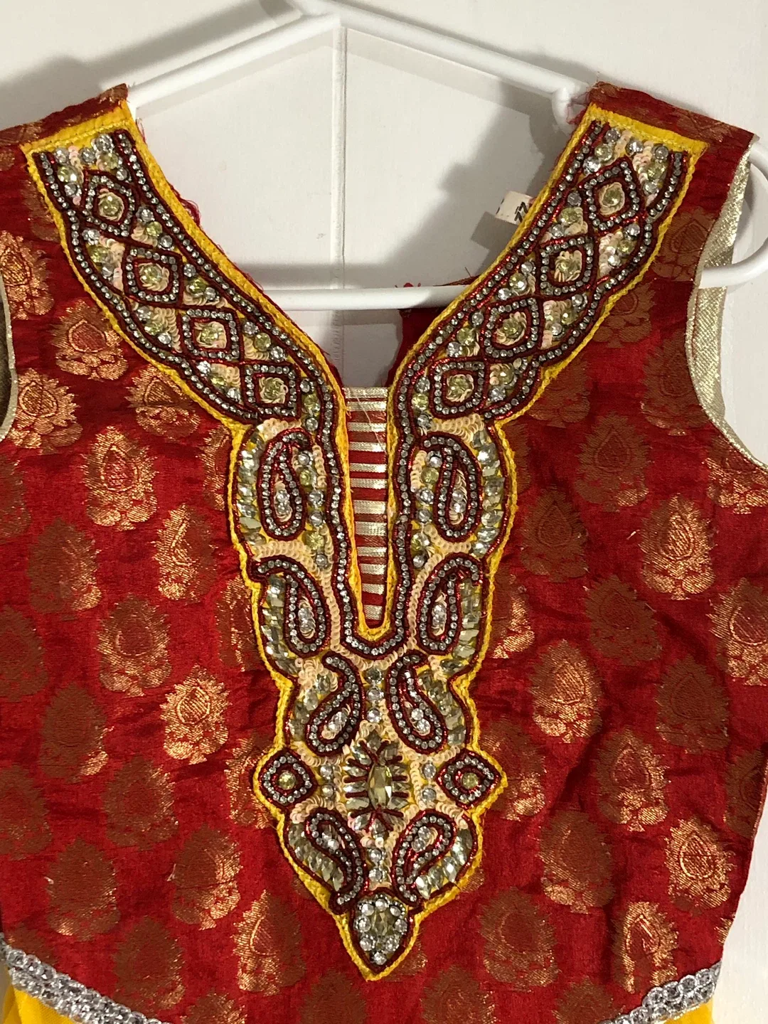 Little Girls Indian Dress/ Halloween Costume. image indicator(3)