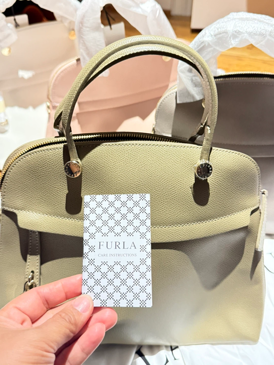 Authentic Furla Dome Handbag - New!