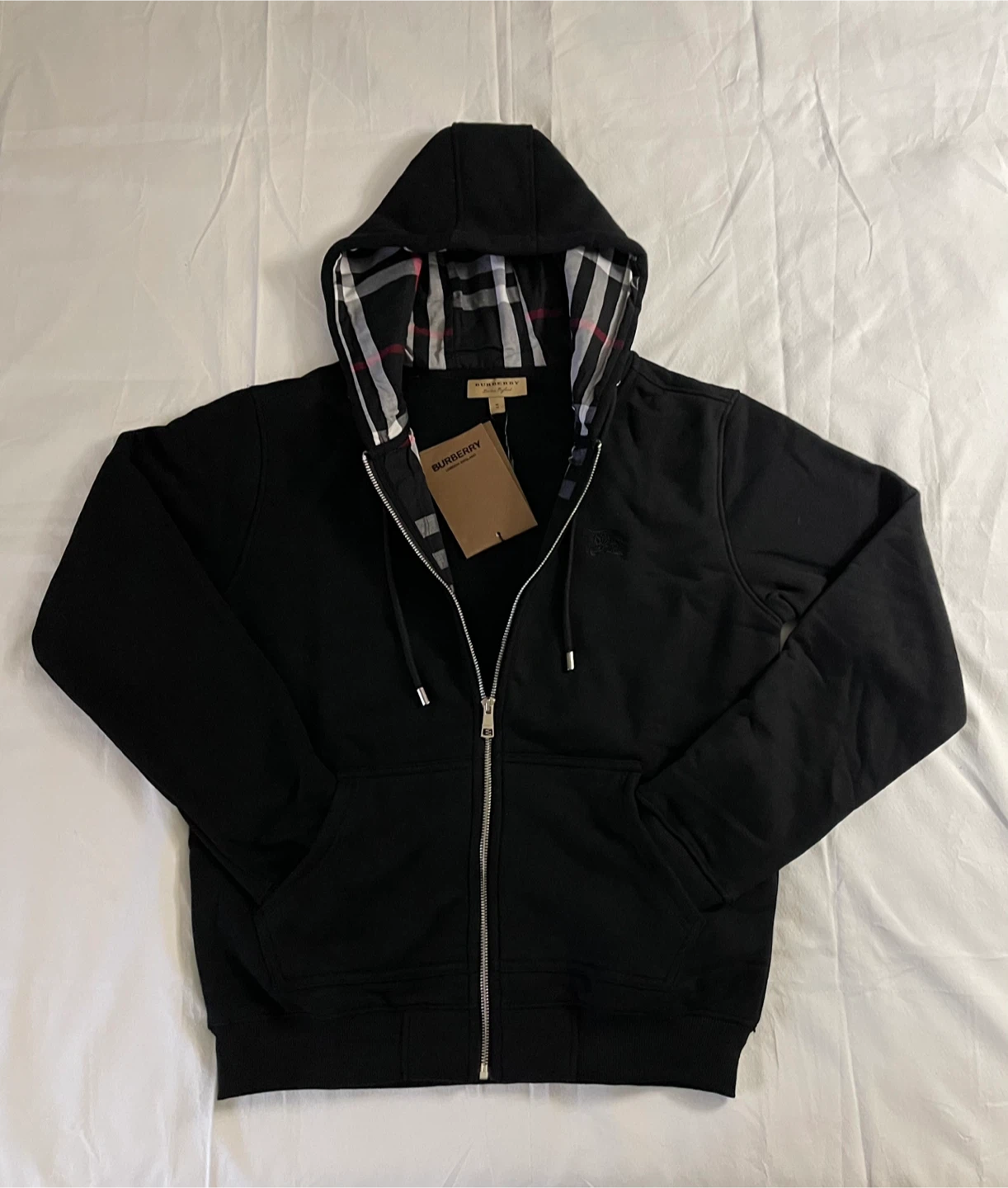 Burberry Black Hoodie Size M - New with Tags!