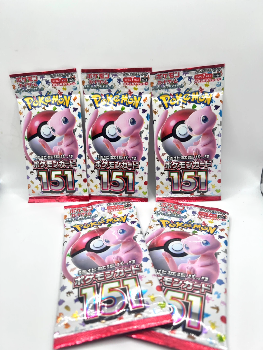 Pokemon Card 151 Booster Packs x 5