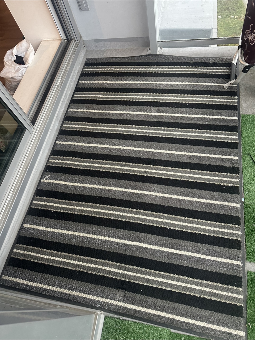 Striped Door Mat