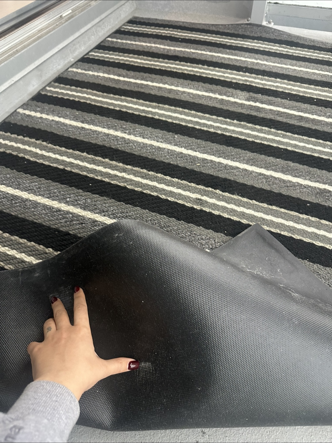 Striped Door Mat - photo 2