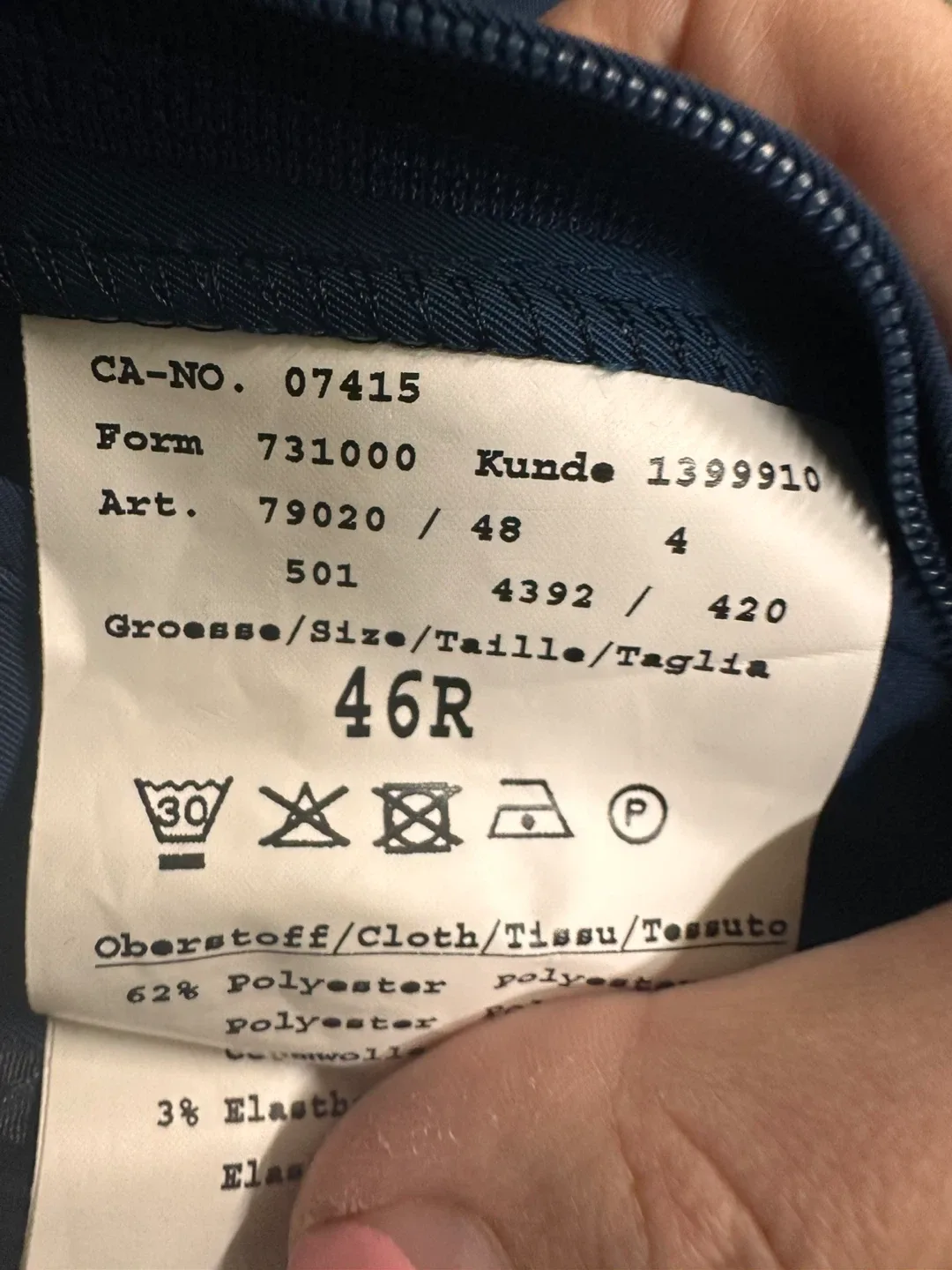 Bugatti Flexcity Blue Trench Coat Size 46R image indicator(4)