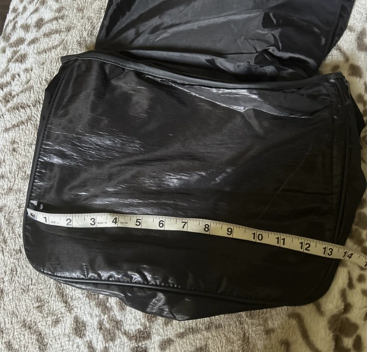 Emporio Armani Black Messenger Bag - unisex image indicator(5)