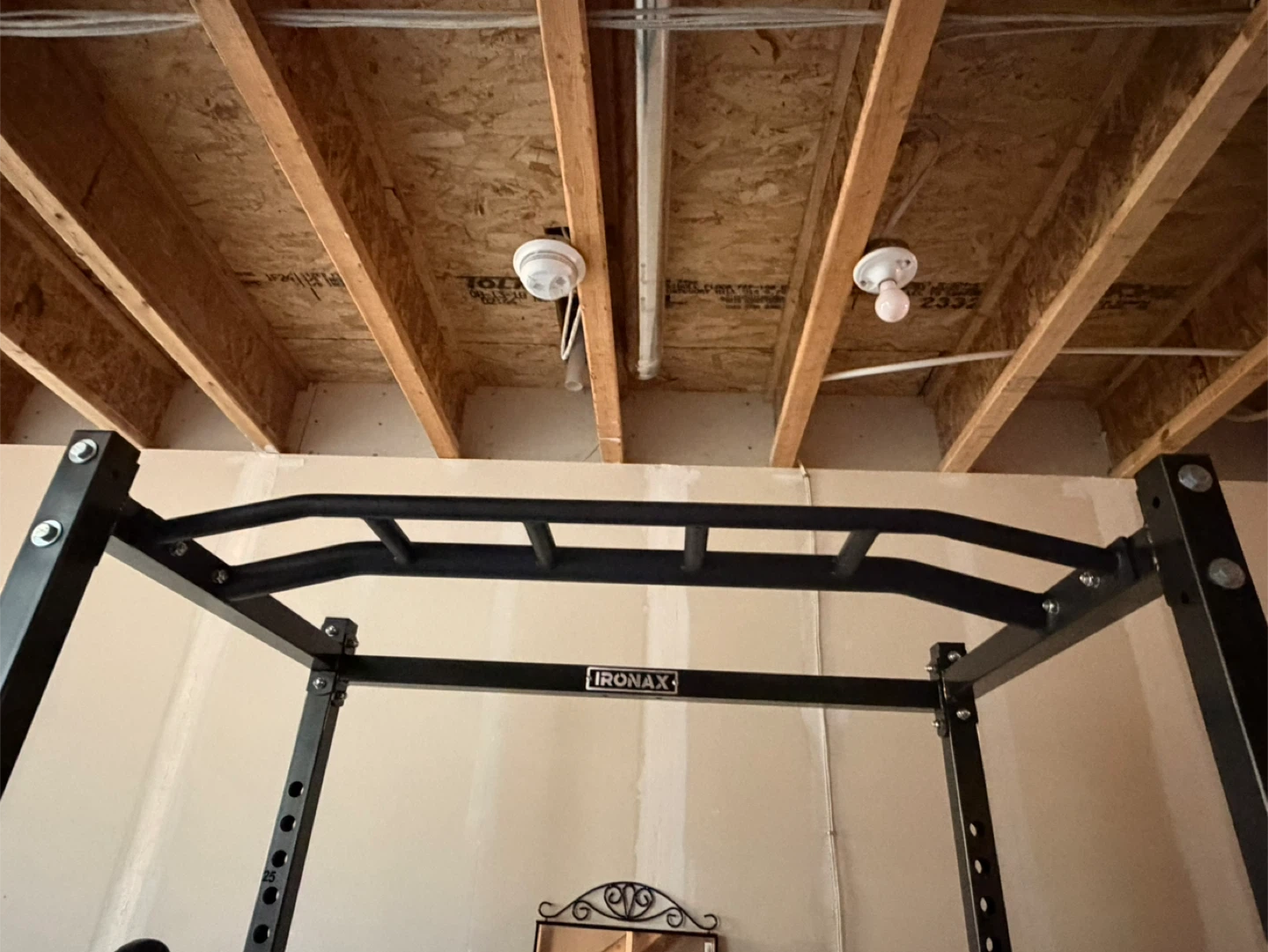 Ironax Power Rack with Bar, Bench and Weight Plates - photo 5