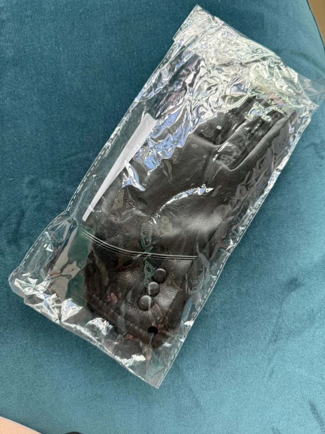 Touch Screen real Leather Gloves - women Med image indicator(4)