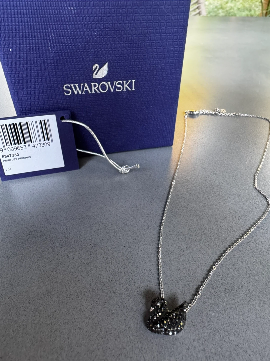 Swarovski Black Swan Necklace - photo 2
