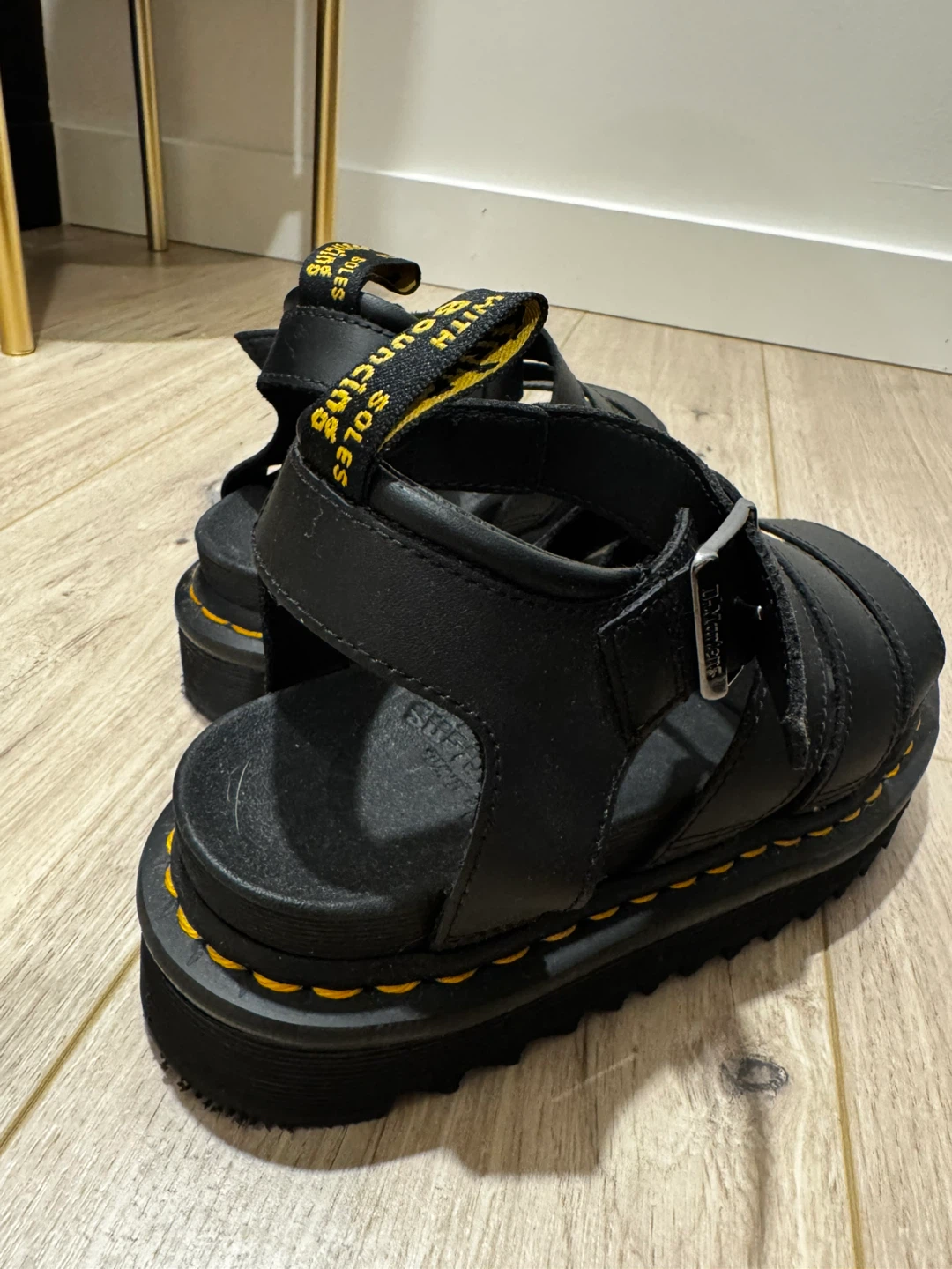 Dr. Martens Black Leather Sandals - photo 4