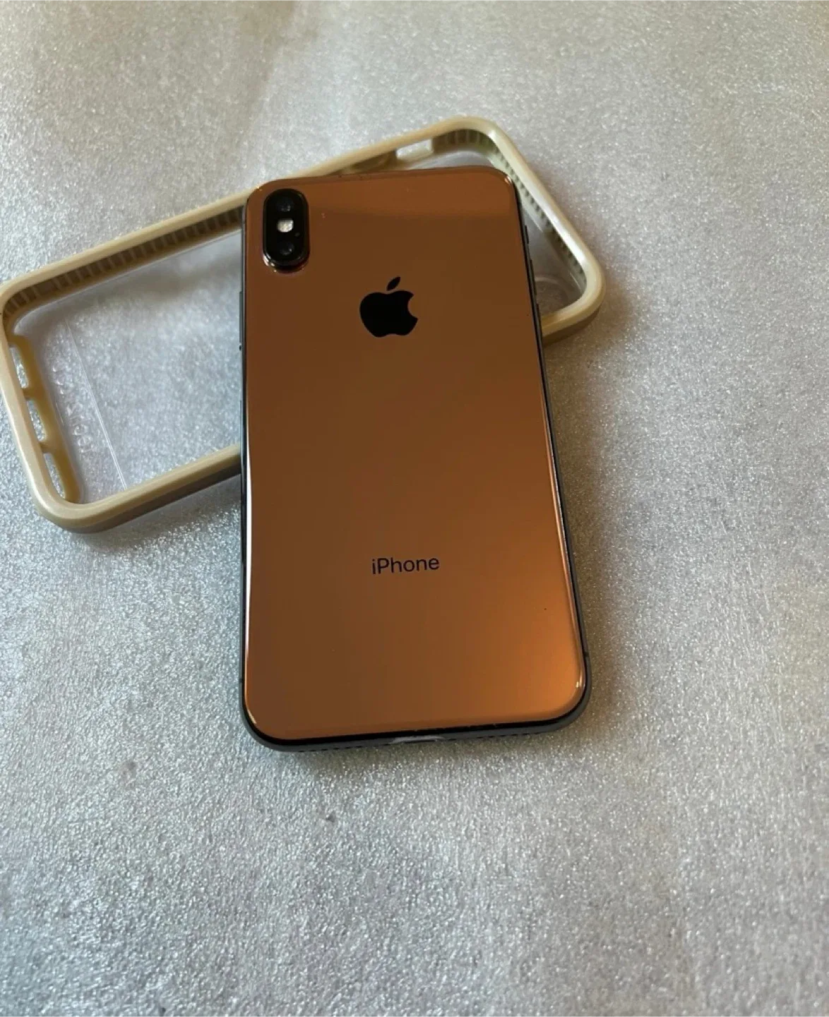 Apple iPhone X 64GB GSM Unlocked Custom Rose Gold Back Glass image indicator(2)