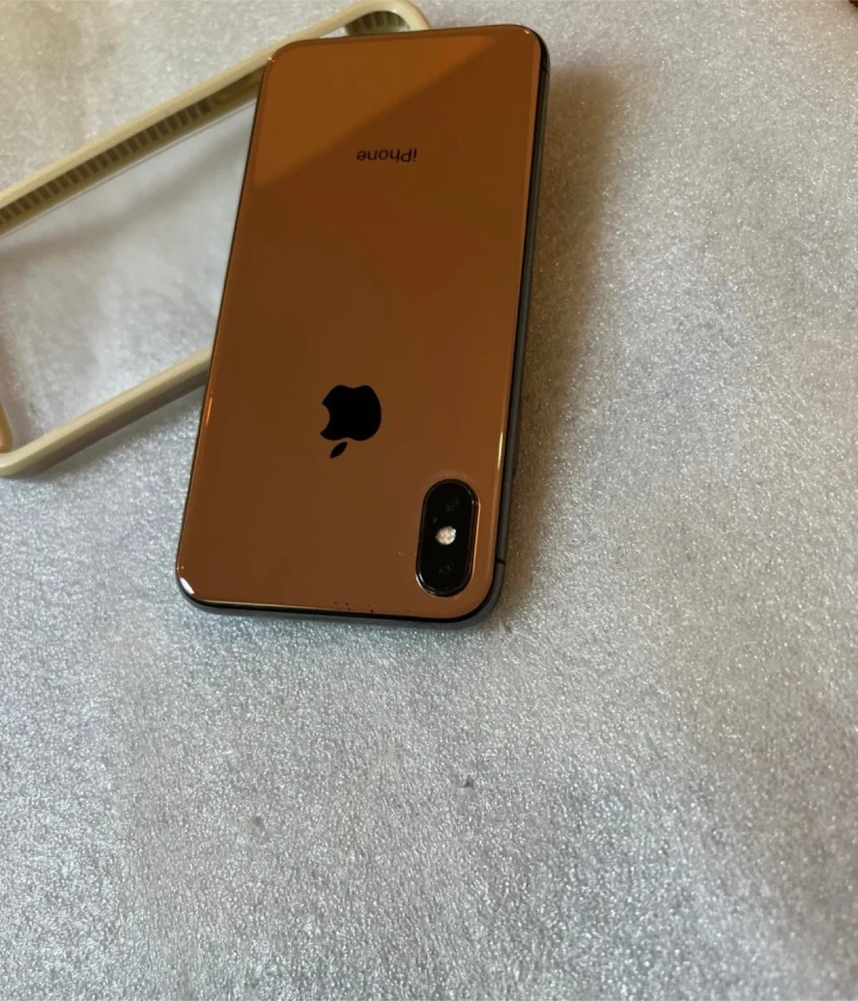 Apple iPhone X 64GB GSM Unlocked Custom Rose Gold Back Glass image indicator(3)