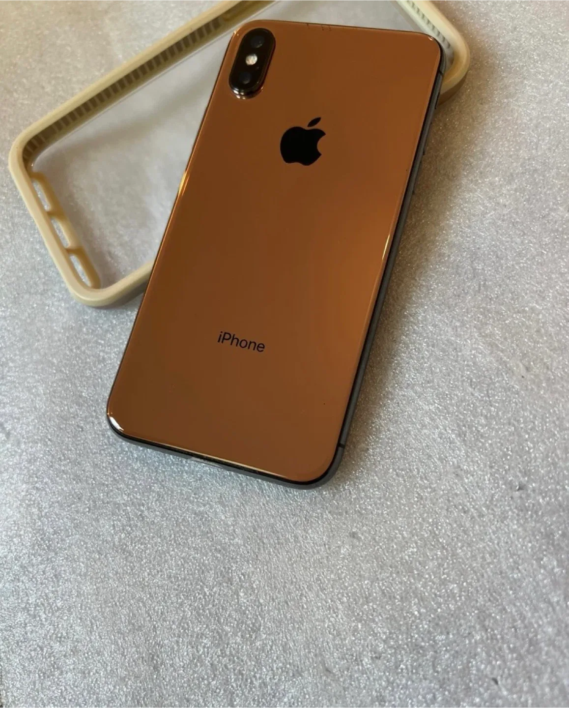 Apple iPhone X 64GB GSM Unlocked Custom Rose Gold Back Glass image indicator(4)