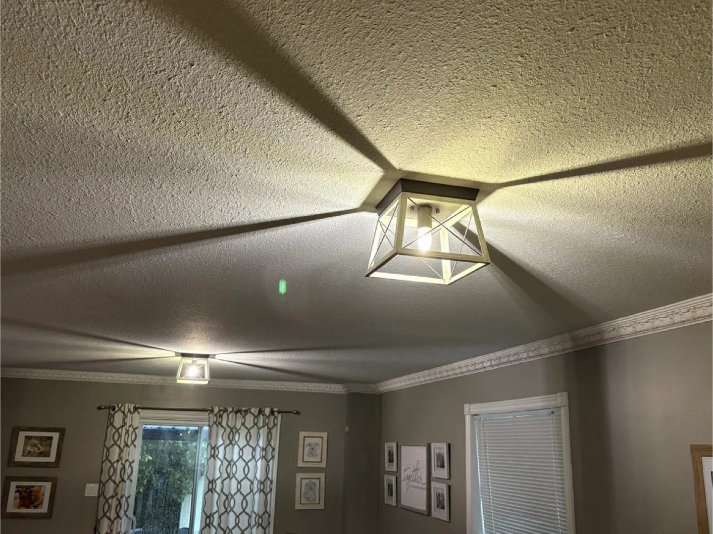 Set of Farmhouse Flush Mount Ceiling Lights image indicator(2)