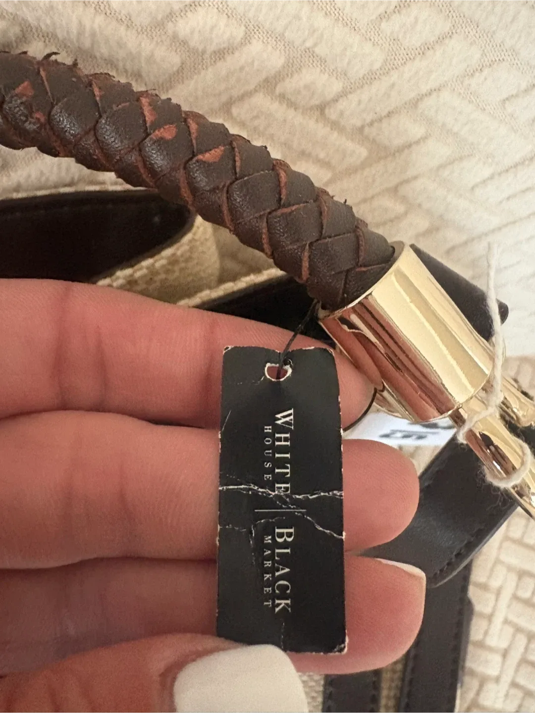 White House Black Market Bucket Bag - New with tags 🏷️ image indicator(4)