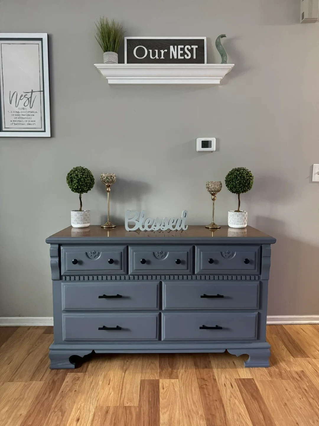 ✨🤎🩶Beautiful solid dresser🤎🩶✨ image indicator(9)