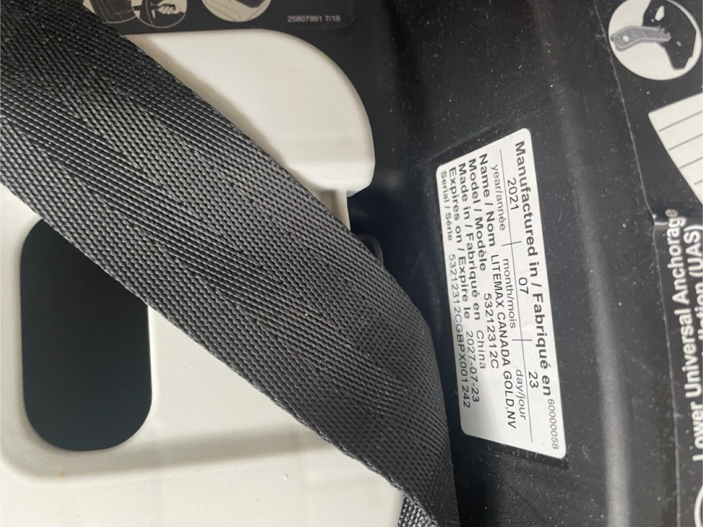 Evenflo sensor safe Canada Gold Infant Car Seat image indicator(3)