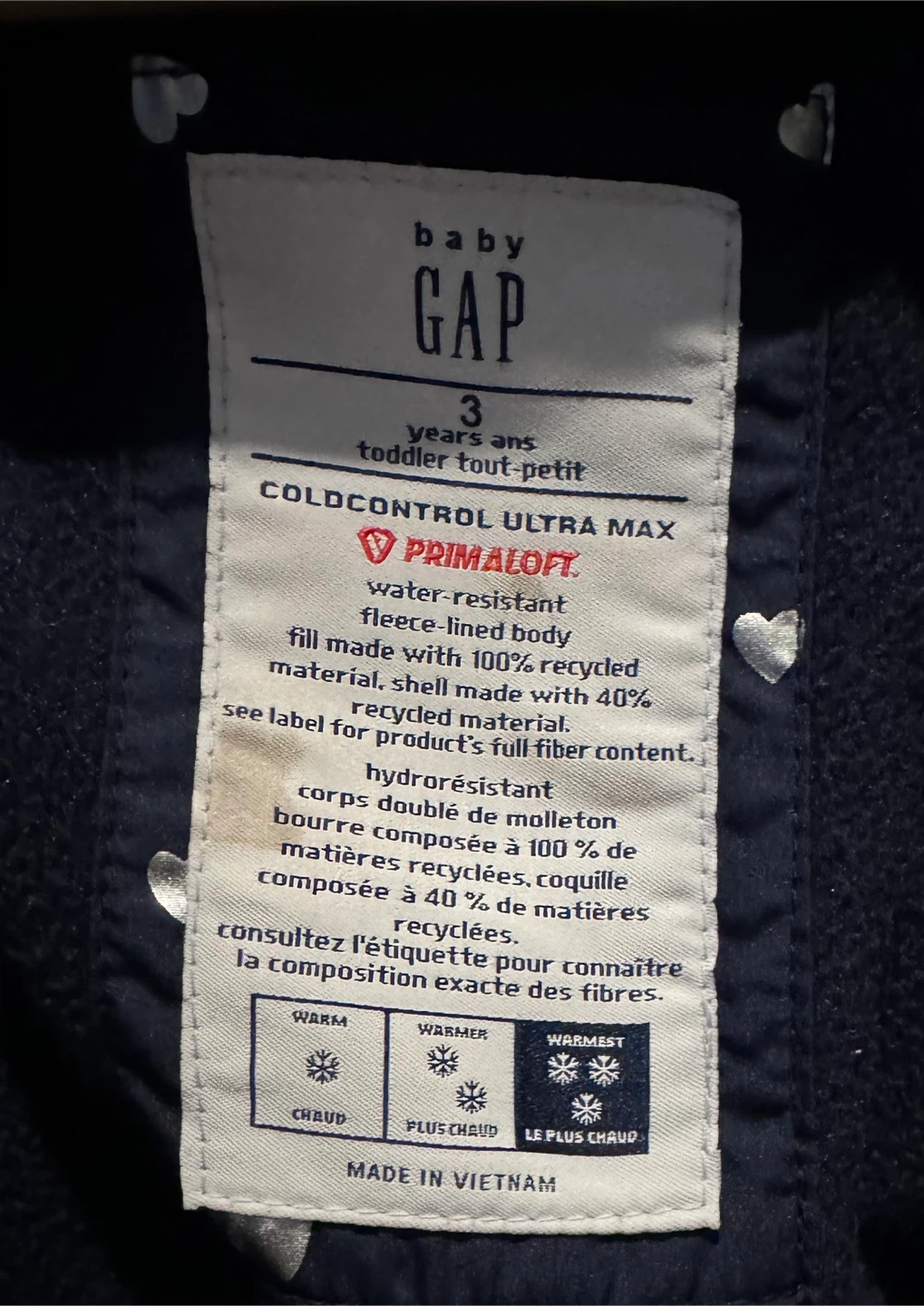 GAP Toddler Girl’s ColdControl Ultra Max Winter Coat - photo 3