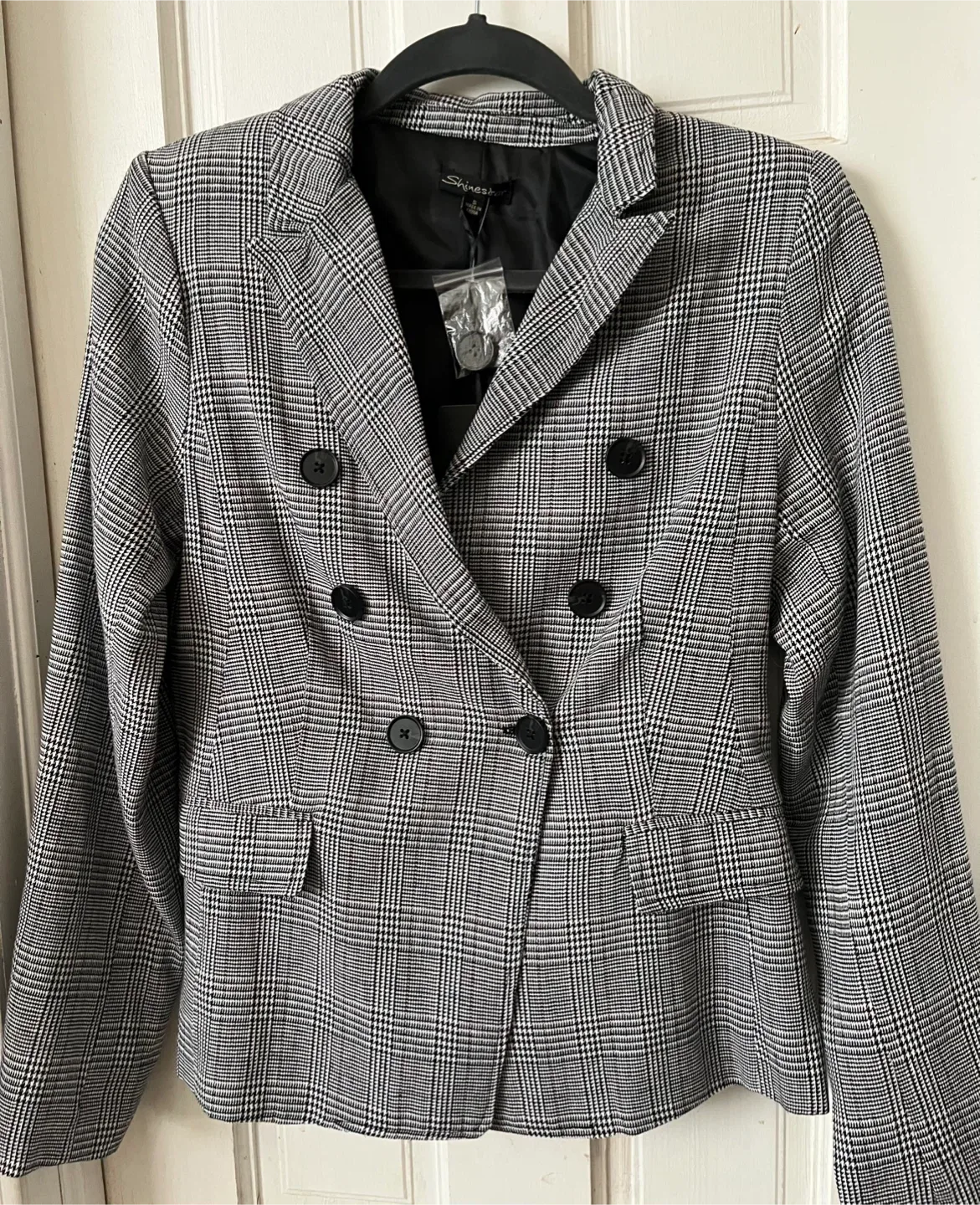 Shinestar  Collection Plaid Blazer - Size M image indicator(2)